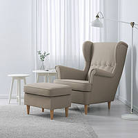IKEA 宜家 斯佳蒙 靠背椅  斯科特伯 淡米色