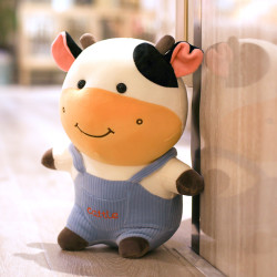 萌仔可爱小牛公仔20cm