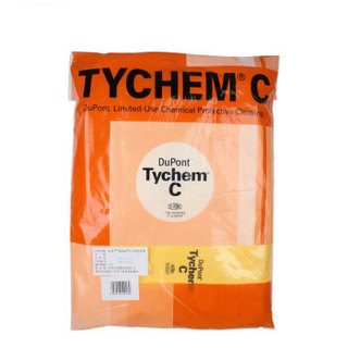 杜邦（DU PONT）Tychem® C 化学防护服 酸碱 耐腐蚀 防油防水 安全隔离连体服防化服 XXL码