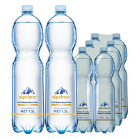 Lacheer 兰雀 阿尔品 奥地利原装进口 天然饮用水 天然矿泉水1.5L*6瓶整箱装