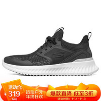 斯凯奇 SKECHERS 男子 时尚一脚蹬轻便健步休闲鞋 232155/BLK黑色 43码 US10码