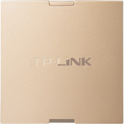 TP-LINK 普联 TP-LINK AX1800双频千兆Wi-Fi6面板AP 企业酒店别墅wifi无线接入点 PoE供电AC管理 TL-XAP1800GI-PoE香槟金