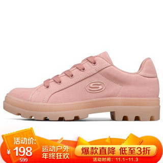 斯凯奇 SKECHERS 经典休闲鞋 女子运动鞋 帆布鞋 155118/BLSH 裸粉色 36码 US6码