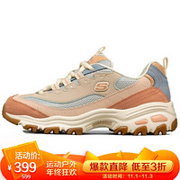 SKECHERS 斯凯奇 经典休闲鞋 女子运动鞋 时尚老爹鞋 熊猫鞋 149238/ROS 37.5码 US7.5码