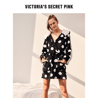 VICTORIA’S SECRET 维多利亚的秘密 仿羊羔绒连帽睡袍家居服