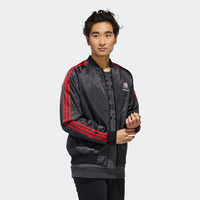 阿迪达斯adidas NEO M VLDAY JKT 男士运动夹克 FU0219 黑/红条纹 L