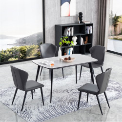 zuoyou左右家私djw5010e5009y餐桌椅组合一桌四椅