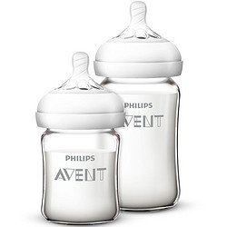 AVENT 新安怡 婴儿玻璃奶瓶 125ml+240ml 2套。 PA奶瓶 330ml进口 2只，总价110，均价18.33 *4件+凑单品