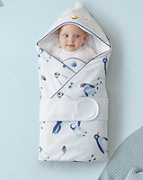 kub 可优比 婴儿纯棉包被 90*90cm 双层无填充