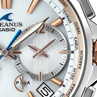 CASIO 卡西欧 OCEANUS海神系列 43.6毫米太阳能电波腕表 OCW-S3400-7A