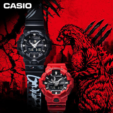 卡西欧男表_CASIO 卡西欧G-SHOCK × GODZILLA哥斯拉联名款腕表多少钱