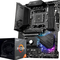 MSI 微星 Gaming系列 B550 PLUS电竞板+r5-3600X ATX主板（AMD B550）