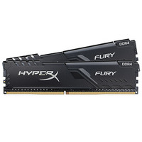 HYPERX Fury系列 HX432C16FB3K2/16 DDR4 3200MHz 台式机内存 黑色 16GB 8GBx2 英特尔（Intel） i7-9700K  酷睿八核 盒装CPU处理器