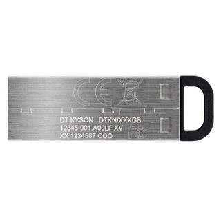 Kingston 金士顿 DataTraveler系列 DTKN USB 3.2 U盘 银色 64GB USB-A