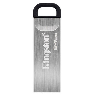 Kingston 金士顿 DataTraveler系列 DTKN USB 3.2 U盘 银色 64GB USB-A