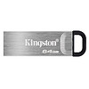 Kingston 金士顿 DataTraveler系列 DTKN USB 3.2 U盘 银色 64GB USB-A