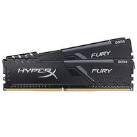 Kingston 金士顿 Fury系列 DDR4 3200MHz 台式机内存 马甲条 黑色 16GB 8GB*2 HX432C16FB3K2/16