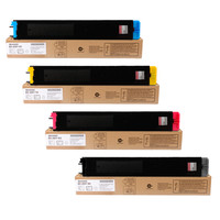 夏普(SHARP)DX-20CT-BA/CA/MA/YA 标准容量墨粉套装(黑色青色品红色黄色各一支,适用DX2008UC/2508NC)