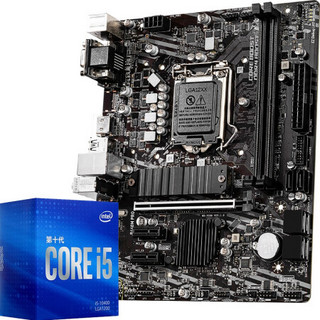 MSI 微星 B460M PRO主板+酷睿i5-10400 M-ATX（intel LGA1200、B460）