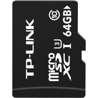 TP-LINK 普联 TL-SD64 Micro-SD存储卡 64GB（UHS-I、U3）