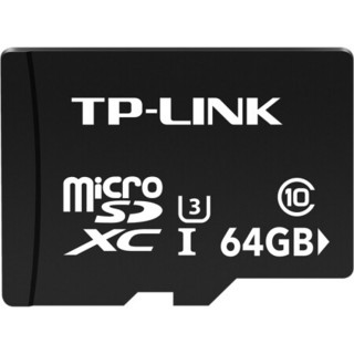 TP-LINK 普联 TL-SD64 Micro-SD存储卡 64GB（UHS-I、U3）