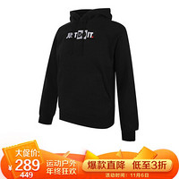 耐克NIKE 男子 卫衣/套头衫 AS M NSW JDI HOODIE PO FLCBSTR 运动服 CJ4776-010 黑色 XL码