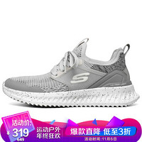 斯凯奇 SKECHERS 男子 时尚一脚蹬轻便健步休闲鞋 232155/GRY灰色 41码 US8码