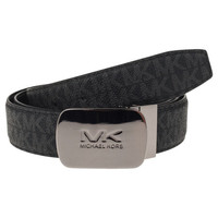 迈克·科尔斯(MICHAEL KORS) MK男士腰带 BELT系列PVC黑色腰带 36H9MBLY1V BLACK