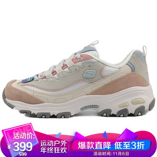 SKECHERS 斯凯奇 经典休闲鞋 女子运动鞋 时尚老爹鞋 熊猫鞋 149238/NAT 37码 US7码