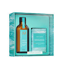 MOROCCANOIL 摩洛哥油 护发精油香皂清洁限量礼盒 2件套(护发精油100ml+润肤皂200g)