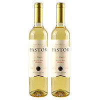 PASTOR 智利进口红酒 牧羊人晚收甜白葡萄酒 500ml*2瓶