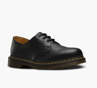 Dr.Martens 马汀博士 王琳凯同款中性牛皮革系带马丁单鞋11838001 黑色39