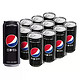 百事可乐 无糖黑罐 Pepsi碳酸饮料 330ml*24罐 *4件