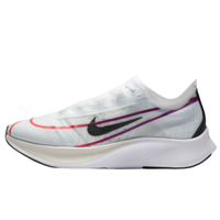 NIKE 耐克 Air Zoom Fly 3 女士跑鞋 AT8241-102 白色/超级紫罗兰色/闪电深红/黑