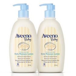 Aveeno 艾维诺 天然燕麦婴儿保湿润肤乳  354ml  *2支装