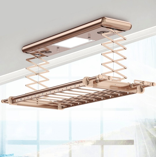 金贵夫人 x4-fs 电动晾衣架 香槟金