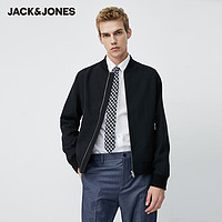 JACK JONES 杰克琼斯 219327522 羊毛刺绣针织呢子大衣