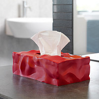丹麦原产essey Wipy II创意褶皱纸巾盒抽纸盒 无底座 红色