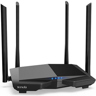 Tenda 腾达 AC6 双频1200M 家用百兆无线路由器 Wi-Fi 5 10个装 黑色