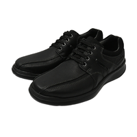 Clarks 其乐 男士圆头系带休闲皮鞋CLA-26119725 黑色41