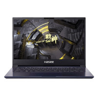 Hasee 神舟 战神S7-2021S7 14.0英寸 游戏本 黑色(酷睿i7-1165G、GTX 1650Ti 4G、16GB、512GB SSD、1080P、IPS、60Hz)