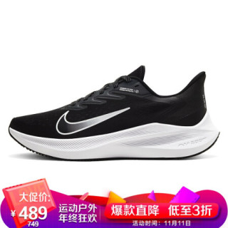NIKE 耐克 ZOOM WINFLO 7  CJ0302 女子跑步鞋CJ0302-005黑色37.5码
