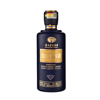 MOUTAI 茅台 白金老酱酒 蓝钻 53%vol 酱香型白酒 500ml*6瓶 整箱装