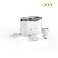 acer AHR013 宏碁（acer)AHR013无线5.0超小迷你手机充电功能蓝牙耳机入耳式运动小米苹果安卓手机通用白色