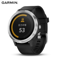 佳明（GARMIN） vivoactive3 智能手表运动手环双卫星定位移动支付侧滑控制多运动模式表 普通版 酷炫黑