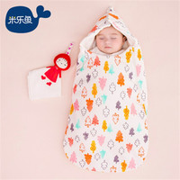 misslele 米乐鱼 婴儿夹棉睡袋 彩虹林 59*39cm