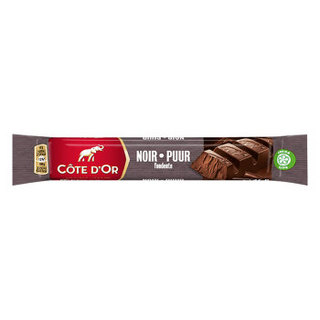 比利时进口克特多金象（Cote d'Or）纯味黑巧克力糖果儿童休闲零食礼物47g/条