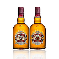 88VIP：CHIVAS 芝华士 12年威士忌 700ML*2瓶 