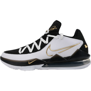 NIKE 耐克 LeBron 17 男士篮球鞋 CD5006-101 黑白/金色 42