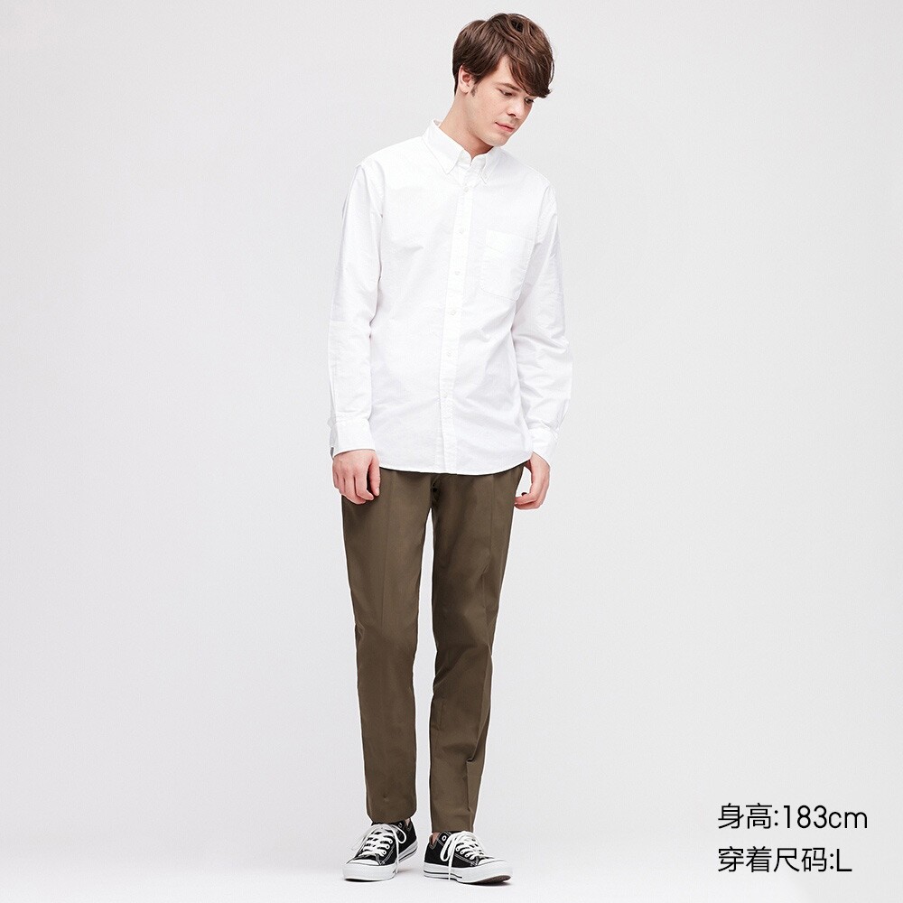 uniqlo优衣库425059男士牛津纺衬衫